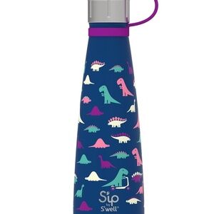 S'ip by S'well Stainless Steel Water Bottle - 15 Oz - Dino Days - Double-Walled